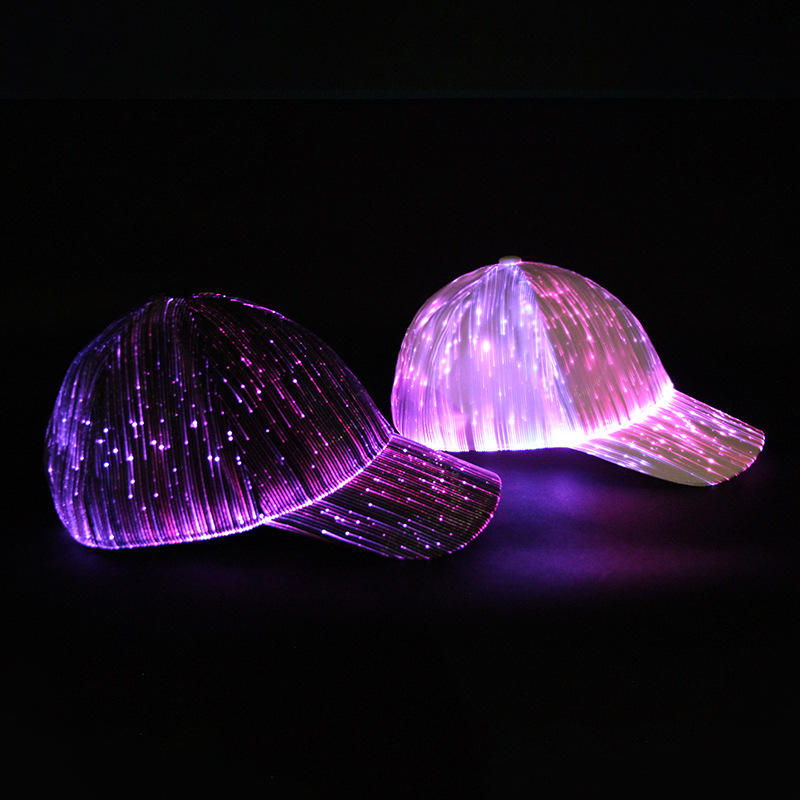New LED light-up charging baseball cap for men and women, suitable for outdoor, street, shooting and dance events.