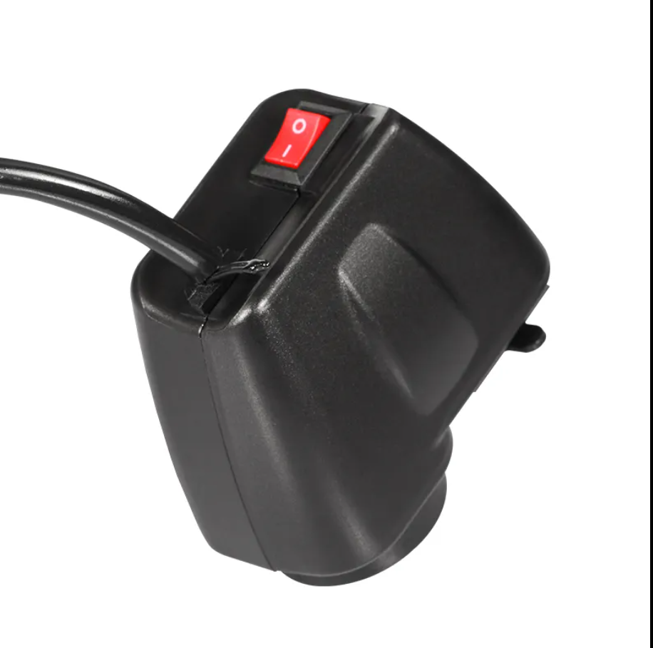 Digital Display Charger for Motorcycle Dual USB Waterproof Belt Switch