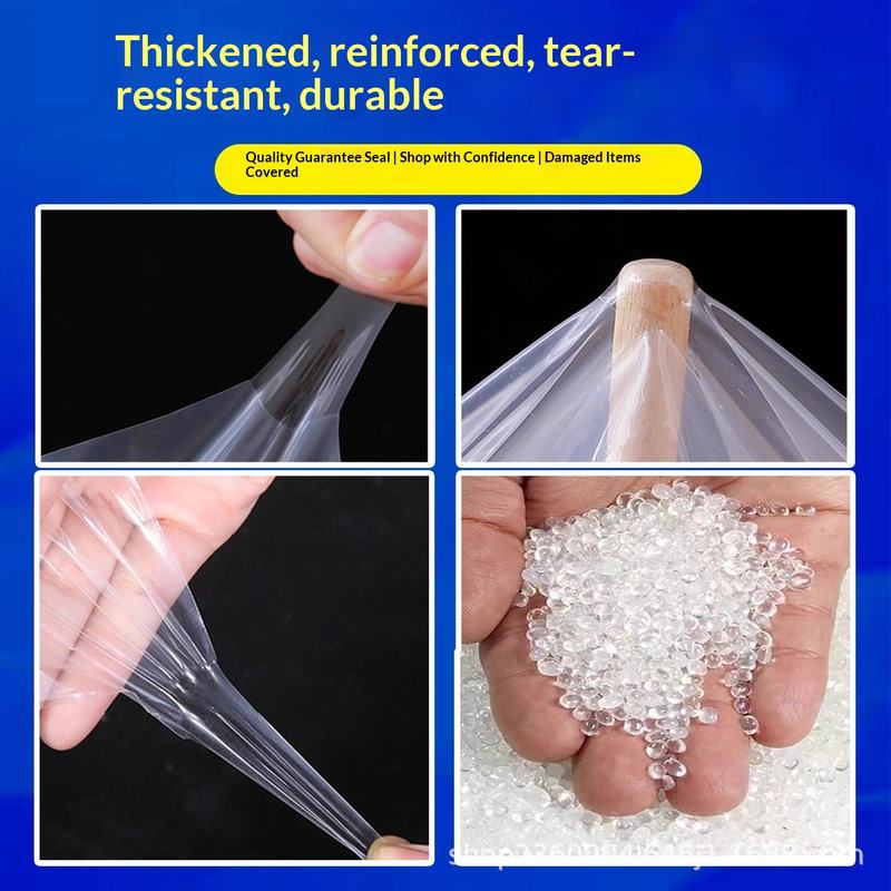 Thickened Transparent Waterproof Plastic Window Sheeting — Windproof & Heat-Retaining Film for Windows, Flower Rooms, Vegetable Greenhouses & Grow Tents