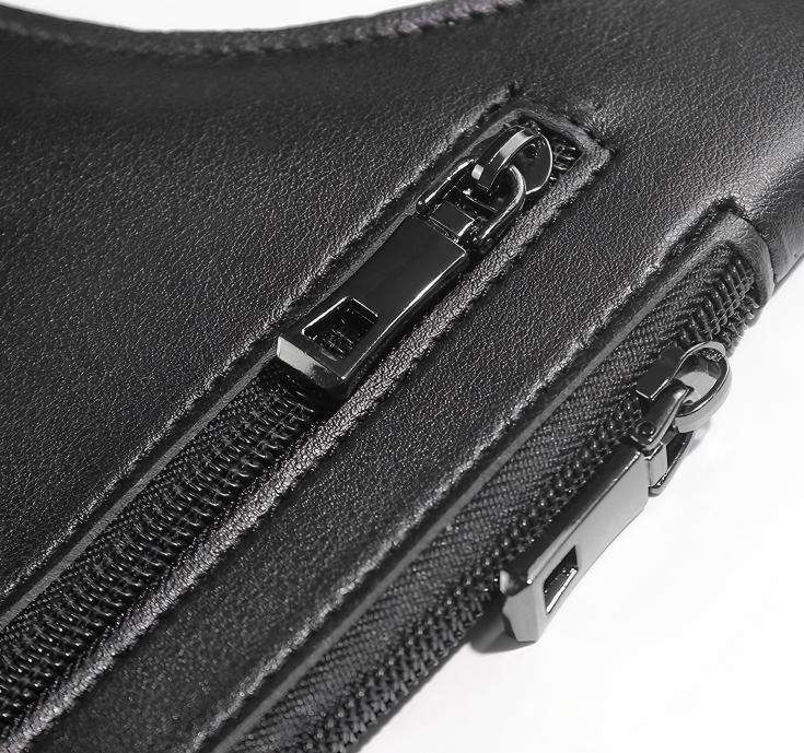Multifunctional Chest Pack / Underarm Bag: Retro Crossbody Sling for Men — Perfect for Sports & Daily Commute