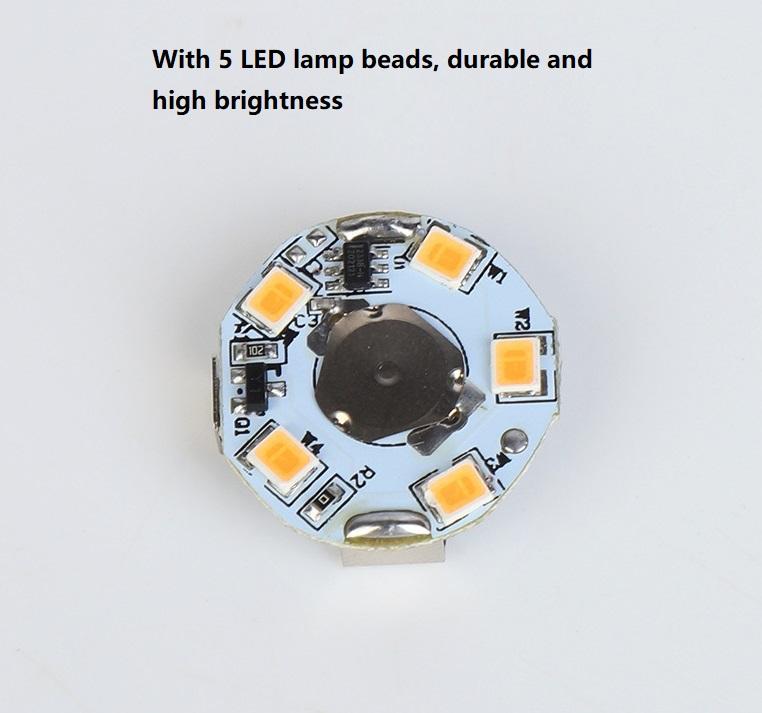 Car Mini Led Touch Light Auto Wireless Ambient Lamp Portable Night Reading Light Car Roof Bulb Car Interior Light