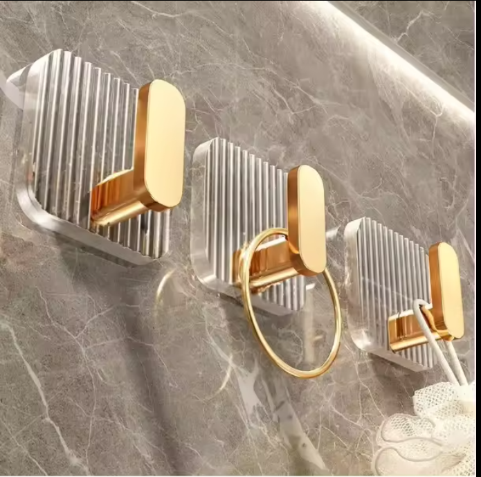 Bathroom hooks clear acrylic display hook cabinet door rack