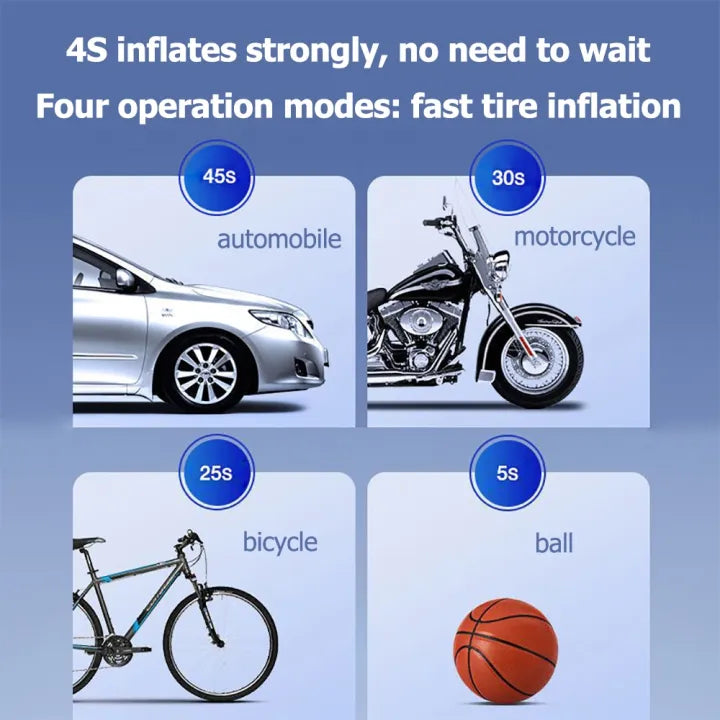 Portable Air Pump Wireless Tyre Inflator