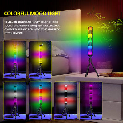 LED Rhythm Light Voice-Activated RGB Music Led Car Atmosphere Lamp Ambient Light Sound Control Pickup Rhythm Light