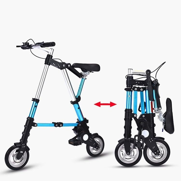 Hot Selling 8 Inch Two Wheels Mini Folding Bike