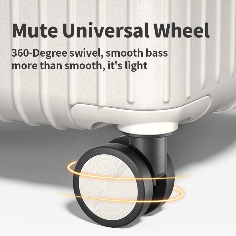 ABS PC Smart Suitcase Set multi-functional unisex stylish suitcase cup holder TAS lock