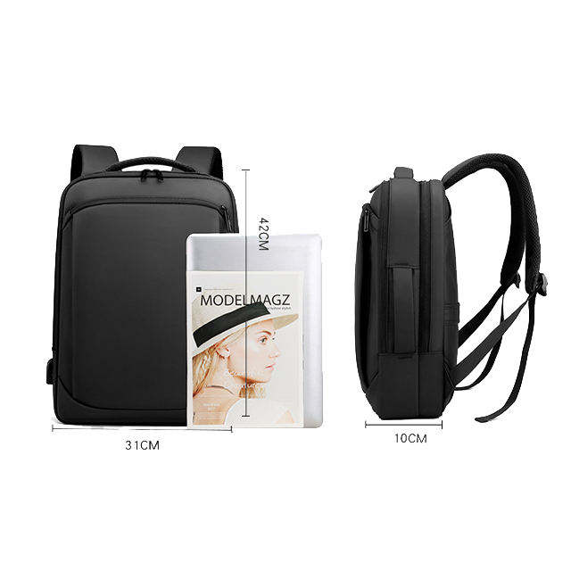 Men's backpack Simple Business travel backpack Student laptop bag