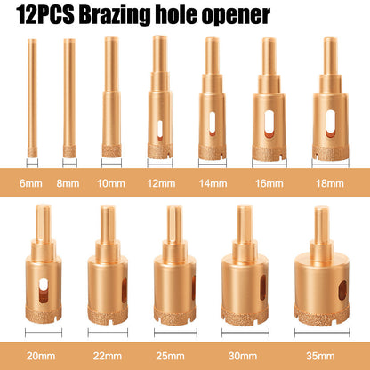 Multi-Tooth Brazing Set for Precision Cuts – 6-35mm, 12 Pieces