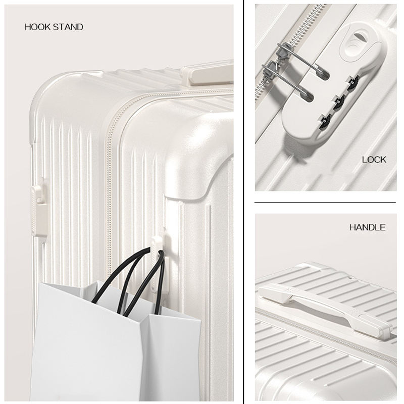 ABS PC Smart Suitcase Set multi-functional unisex stylish suitcase cup holder TAS lock
