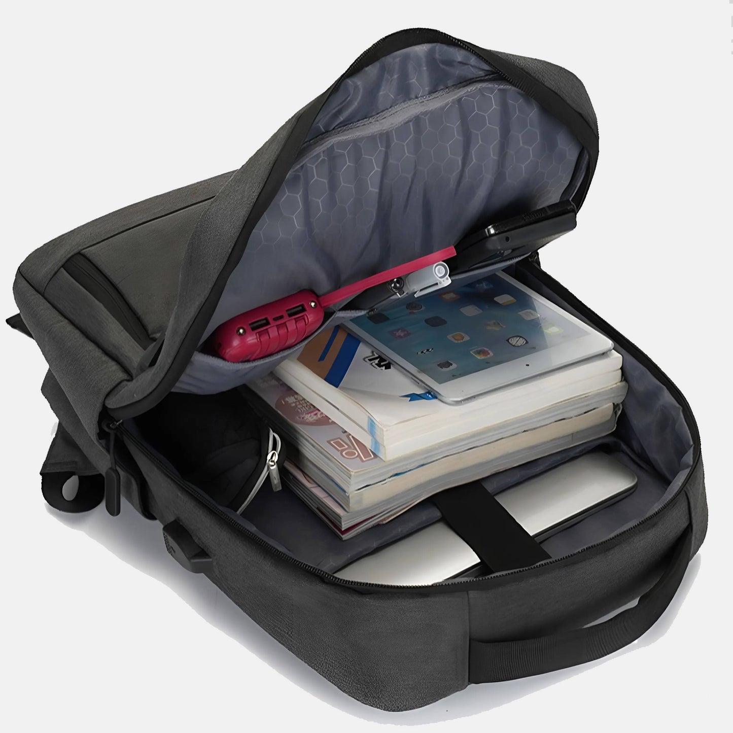 Waterproof Business Computer Backpack with USB Charging Port for Outdoor sport Travel Laptop Compatible