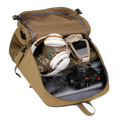 Outdoor boarding and cycling large capacity waterproof lightweight hiking bag