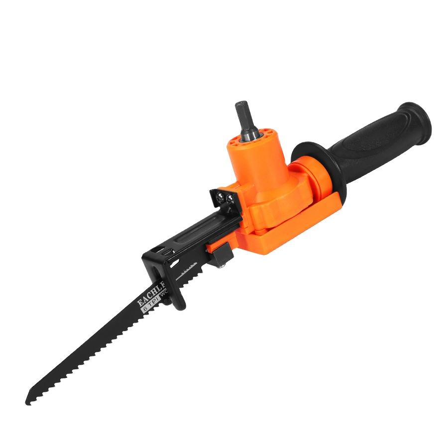 Electric drill modified electric saw electric reciprocating saw tool household saber saw electric drill to curve saw woodworking logging saw