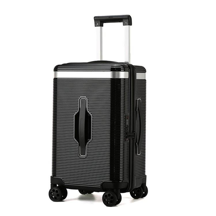 28-inch extra-thick, large-capacity, shockproof, double-layer, explosion-proof zipper travel suitcase