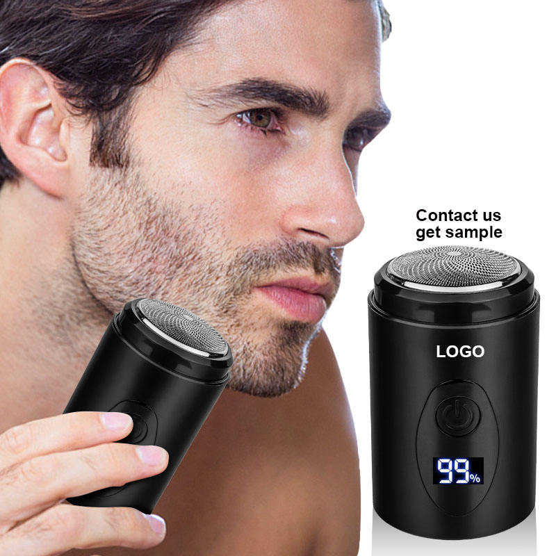 German small steel cannon razor men's electric razor portable car rechargeable beard razor full body washable durable