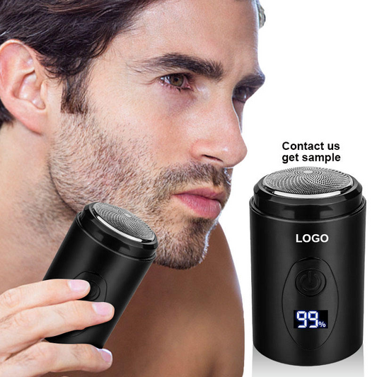 German small steel cannon razor men's electric razor portable car rechargeable beard razor full body washable durable