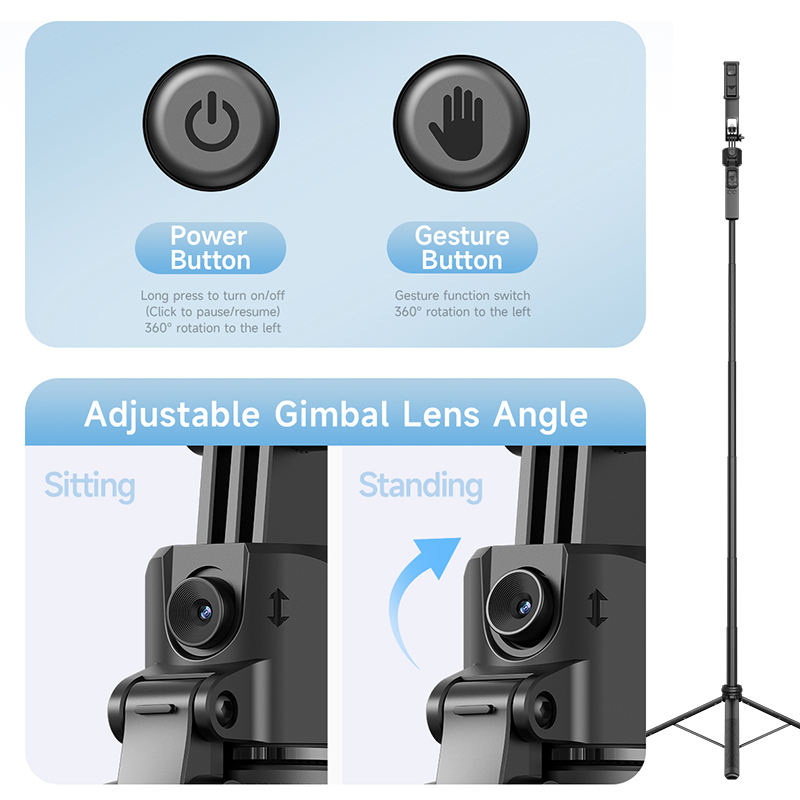 Dey Follow You Phone Holder (Bluetooth, Remote) - Long & Strong