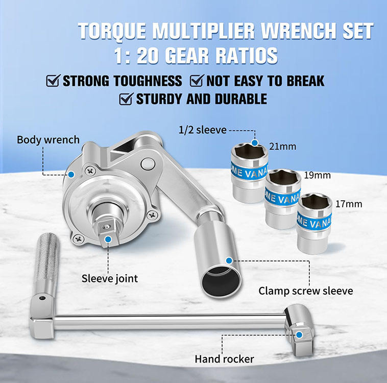 Labor-saving wrench set