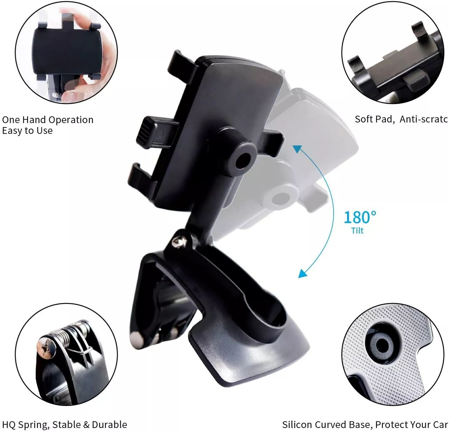 Multifunctional car mobile phone holder car dashboard rearview mirror car navigation