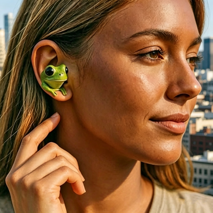 Cute Animal Shaped Bluetooth Earbuds, Wireless In-ear Headphones, Cartoon Design