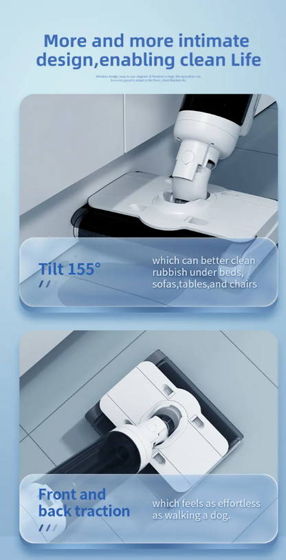 Household floor washing machine Handheld wireless intelligent automatic sweep mop
