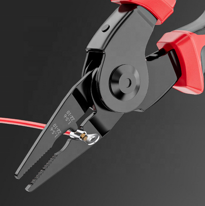 Interchangeable head needle-nosed wire pliers wire stripping pliers wire crimping pliers iron shears cable cutting wire network pliers pipe cutting knife set