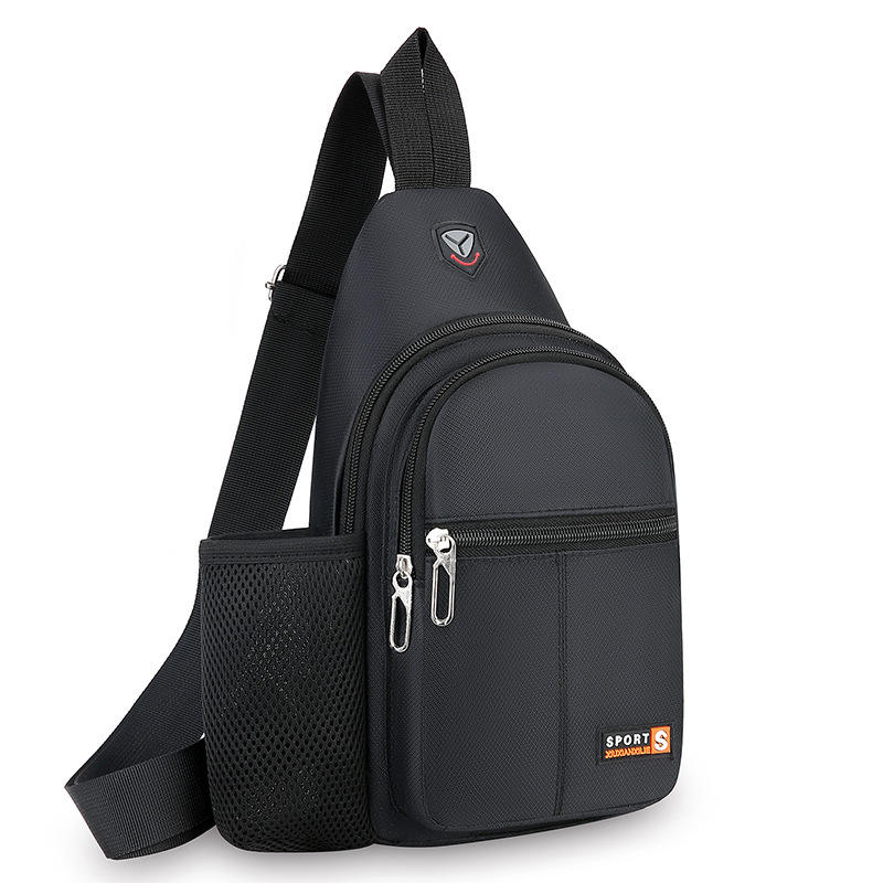 Men's Casual Sling Chest Bag Oxford Cloth Large Capacity Fashion Small Crossbody Bag