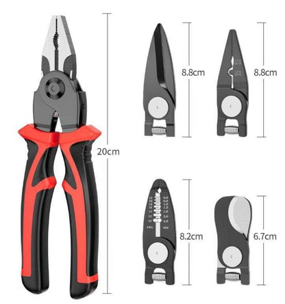 Multi-functional five-in-one wire cutter set