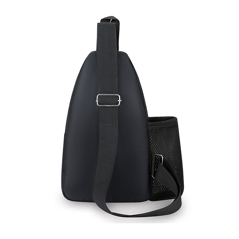 Men's Casual Sling Chest Bag Oxford Cloth Large Capacity Fashion Small Crossbody Bag