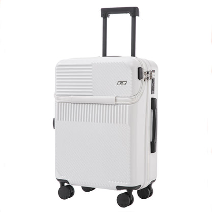 20-inch open front suitcase with UAB port