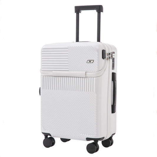 20-inch open front suitcase with UAB port