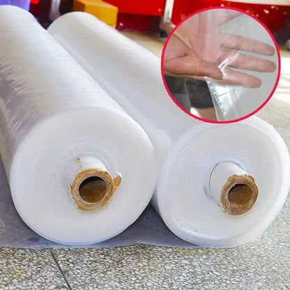 Thickened Transparent Waterproof Plastic Window Sheeting — Windproof & Heat-Retaining Film for Windows, Flower Rooms, Vegetable Greenhouses & Grow Tents