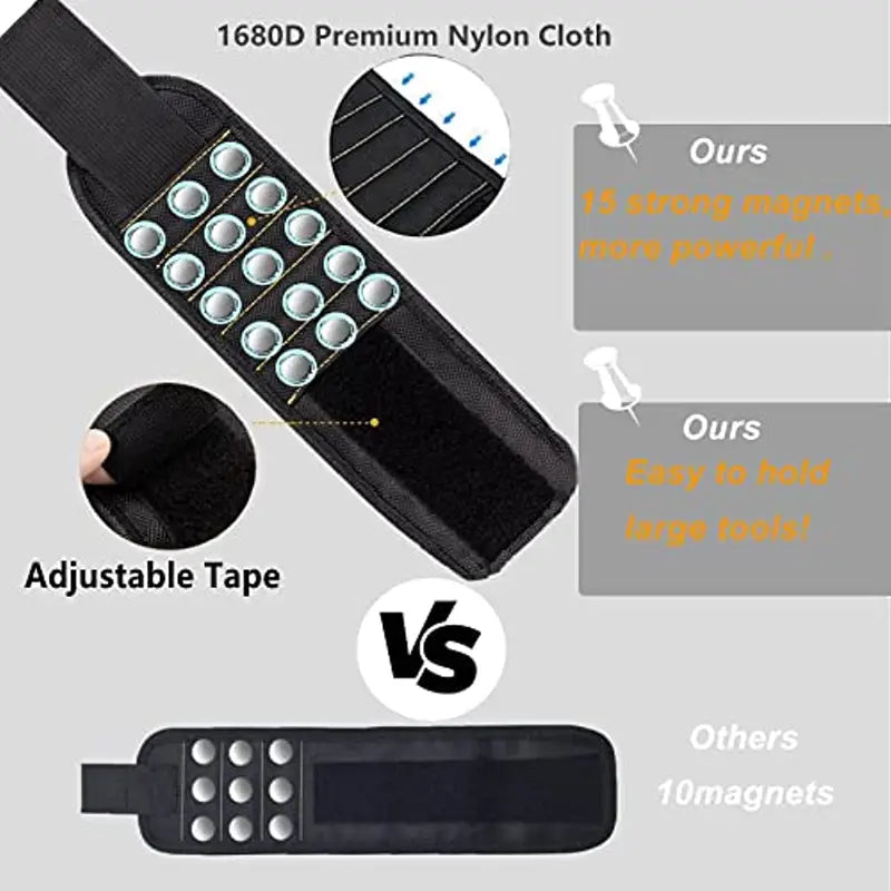 The Handiest Magnetic Wristband for Screws & Hardware