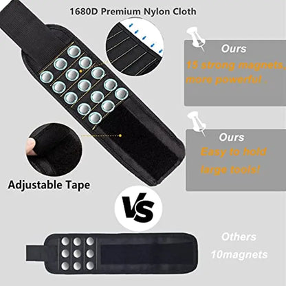 The Handiest Magnetic Wristband for Screws & Hardware
