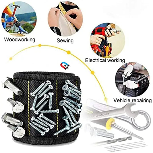 The Handiest Magnetic Wristband for Screws & Hardware