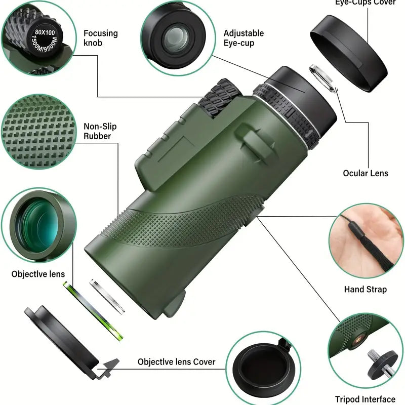 Explore Distant Scenes in Sharp Detail - Long-Range Phone Camera Telescope