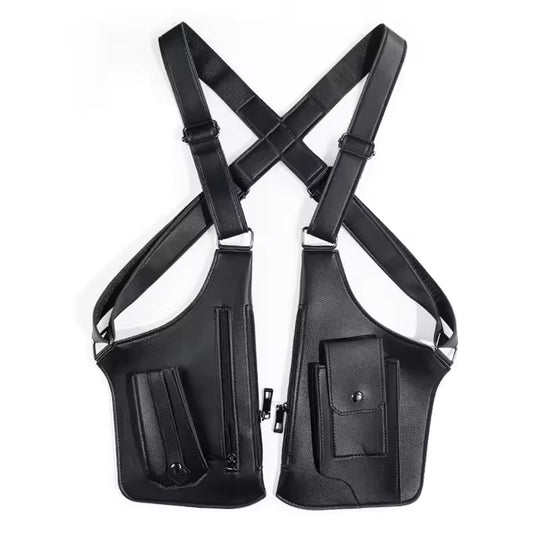Multifunctional Chest Pack / Underarm Bag: Retro Crossbody Sling for Men — Perfect for Sports & Daily Commute