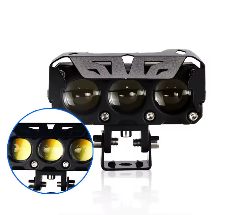 🔥🔥Lens spotlight car motorcycle lighting Automobile modification white&yellow dual color lamp
