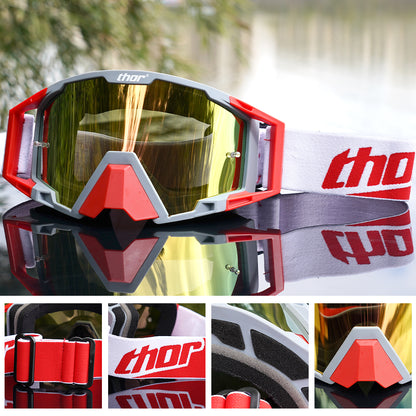 Off-Road Motorcycle Goggles: Dustproof & Windproof Riding Eyewear with Impact Protection for MX, Ski & ATV