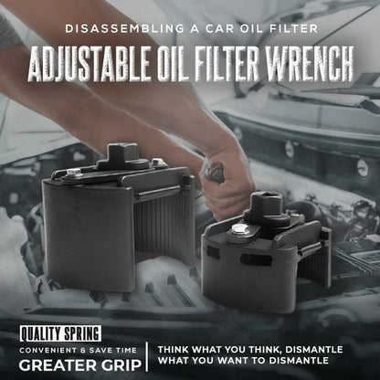 Universal Adjustable New Two-Jaws Oil Filter Wrench Filter 60-80mm