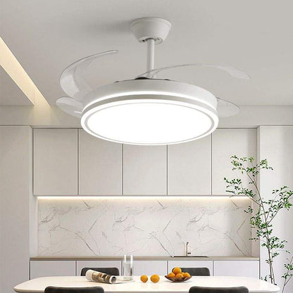 Redefine Your Space: 2026 Modern Ceiling Fan with Integrated LED — Silent, Energy-Saving & Minimalist for Any Room