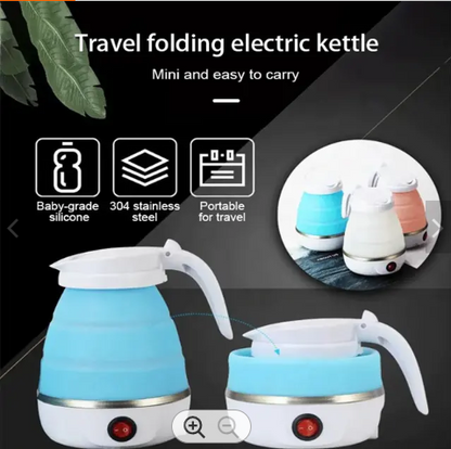 🔥🔥🔥Travel Collapsible Electric Kettle -5Mins Quick Boiling for Making Tea/Coffee