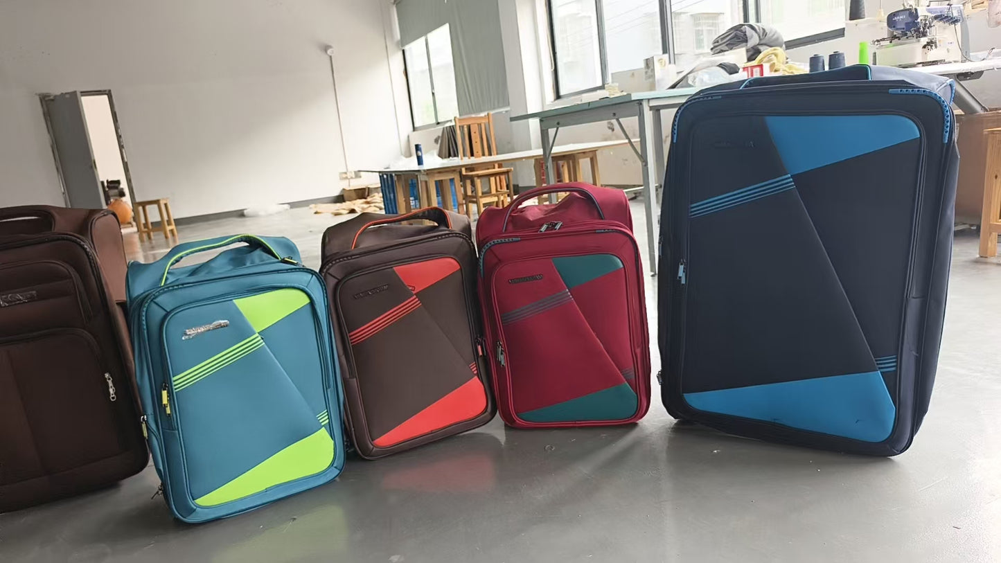 24-Inch Suitcase: Large, Durable with Silent Wheels & Lock | For Students & Business Travelers
