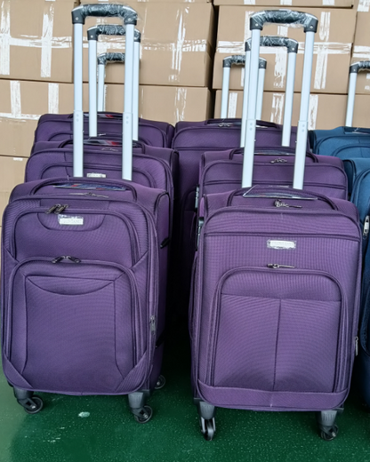 New travel suitcase with double explosion-proof zippers, 24 inch, high-end and convenient sports version trolley case