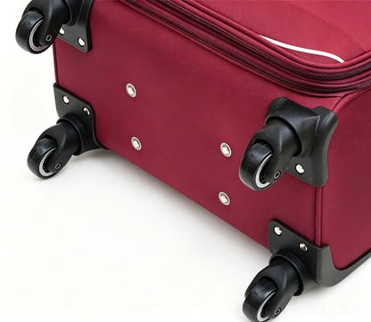 24-inch extra-thick, large-capacity, shockproof, double-layer, explosion-proof zipper travel suitcase