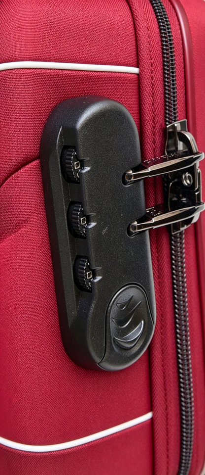 24-inch extra-thick, large-capacity, shockproof, double-layer, explosion-proof zipper travel suitcase