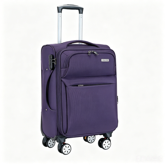 New travel suitcase with double explosion-proof zippers, 24 inch, high-end and convenient sports version trolley case
