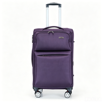New travel suitcase with double explosion-proof zippers, 24 inch, high-end and convenient sports version trolley case
