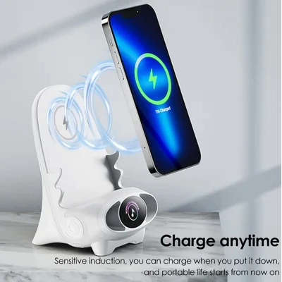🔥🔥🔥Mini Chair Wireless Fast Charger Multifunctional Phone Holder🔥🔥🔥