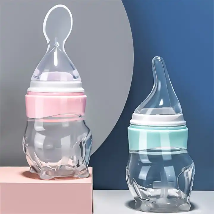 Eco Hands Free biberones Baby Product Baby Bottle Feeder Baby Feeding Bottle Spoon