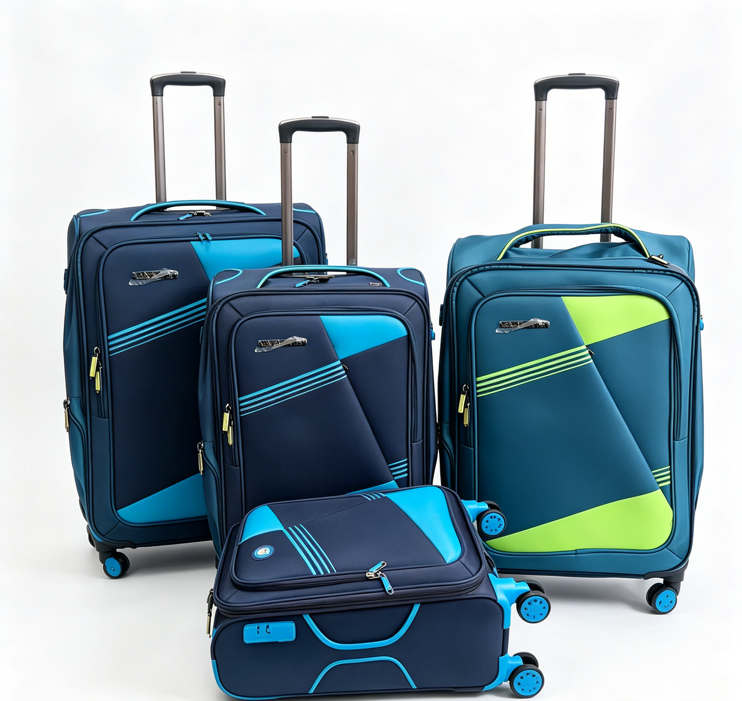 24-Inch Suitcase: Large, Durable with Silent Wheels & Lock | For Students & Business Travelers